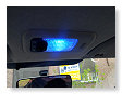 En blauw led verlichting met vertrager