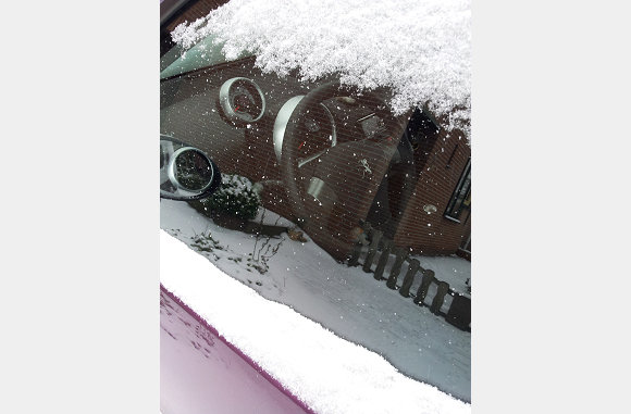 Gelukkig niet in de auto
