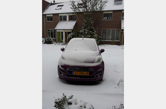 Wat een sneeuw weer op 15-1-2013