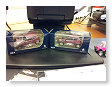 2 miniaturen van de 107, 1 origineel en 1 behandeld door mijn collega's