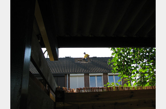 Het gat was gemaakt.