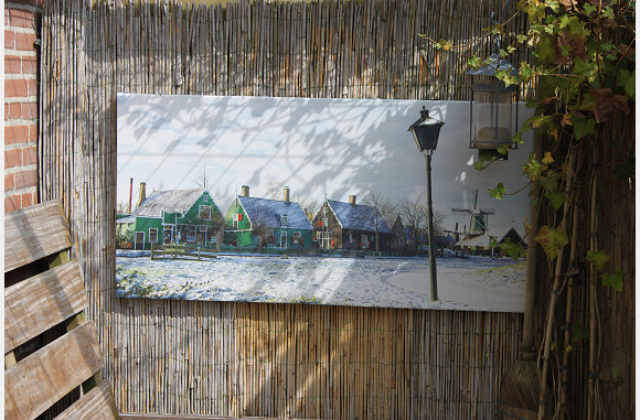 en niet te vergeten ons mooie winter landschap. de zaanse schans