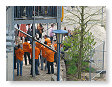 Er was ook een gezellige orkest.