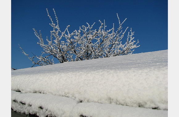 Net een ski-helling zo'n dak.