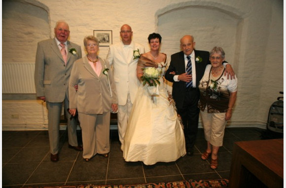 Foto met de ouders.