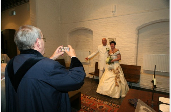 Ook moet er een foto komen in het plakboek van dhr. Muller.