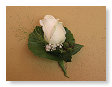 De corsages voor de gasten.