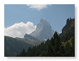 Lunchen met uitzicht op de Matterhorn.