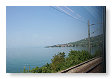 Met de trein ging ik naar Visp. Langs het meer van Geneve.