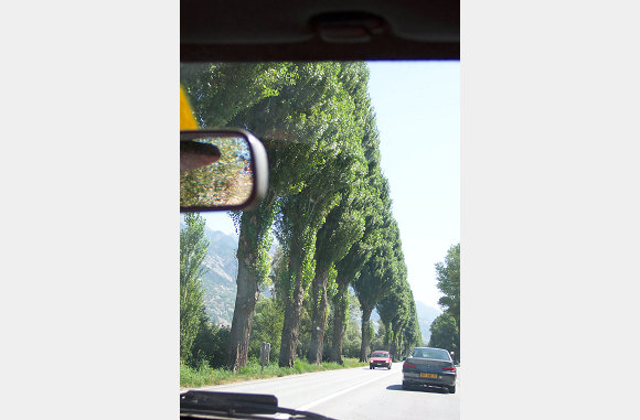De terugweg naar Gampel.